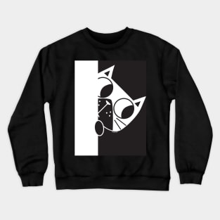 Peeka-boo! I see you. MEOW!!! Crewneck Sweatshirt